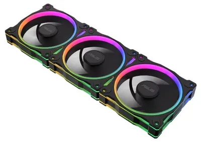 Ventilatoare ASUS - Prime MR120 ARGB, 120 mm, 3 buc, negre