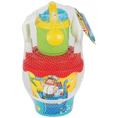 Set jucarii pentru nisip Pilsan Sweety Bucket cu 6 piese