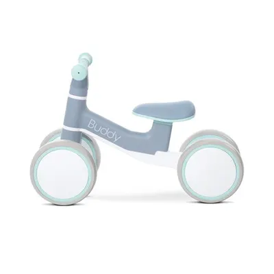 Bicicleta de echilibru Lorelli Buddy Blue 12-36 luni, roti spuma Eva, limitator de directie, greutate admisa 20 kg