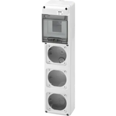 Organizator de santier Q-DIN 5 MODULE - 3 FLANSE IEC 309 16A IP44 / 67 - IP65