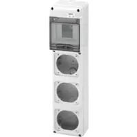 Organizator de santier Q-DIN 5 MODULE - 3 FLANSE IEC 309 16A IP44 / 67 - IP65