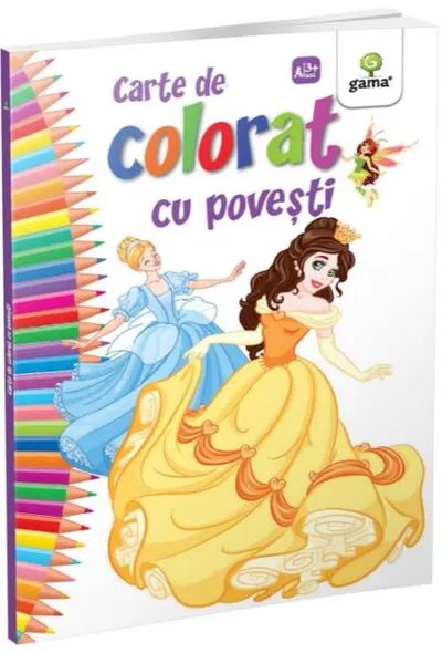 Carte de colorat cu povești - Paperback brosat