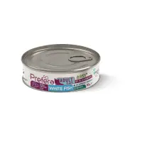 PREFERA MPD, Pește alb, dietă veterinară, conservă hrană umedă monoproteică fără cereale pisici, (în suc propriu), 85g