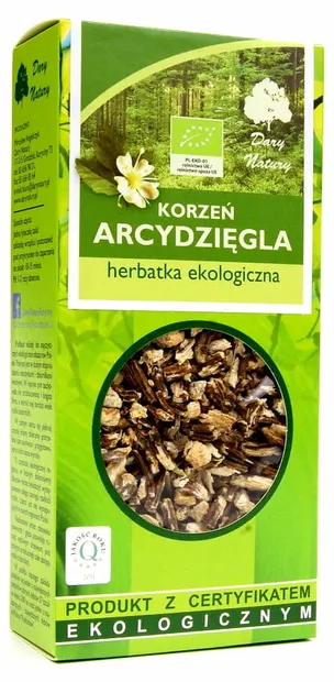 Angelica bio, rădăcină, 100 g, Dary Natury