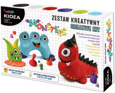 Set de lut creativ Kidea - Monștri