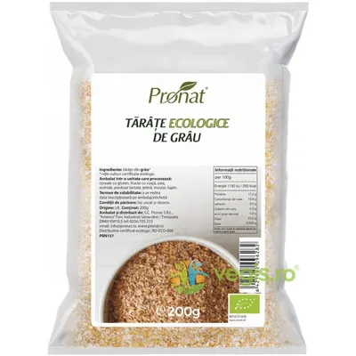 Tarate din Grau Ecologice/Bio 200g