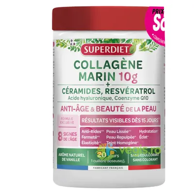 Colagen Marin Pudra cu Acid Hialuronic si Coenzima Q10 210g