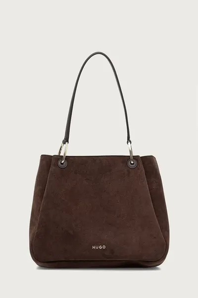 HUGO tote bag pentru femei cu imitație de piele întoarsă Orin 2.0S_Small Tote
