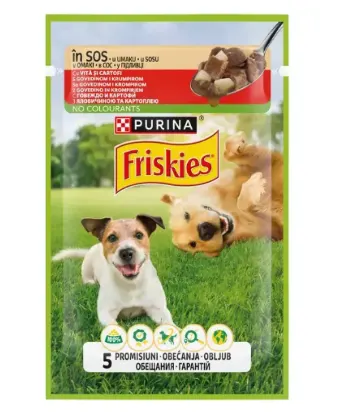 Friskies Dog Plic Adult Vita/Cartofi 100 g