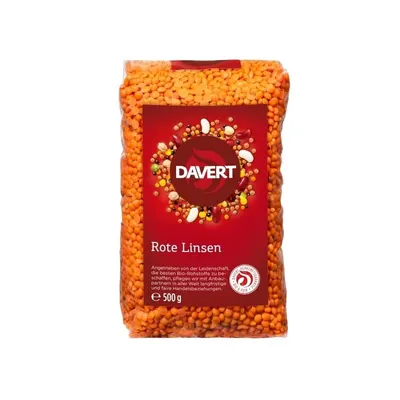 Linte rosie bio 500g DAVERT