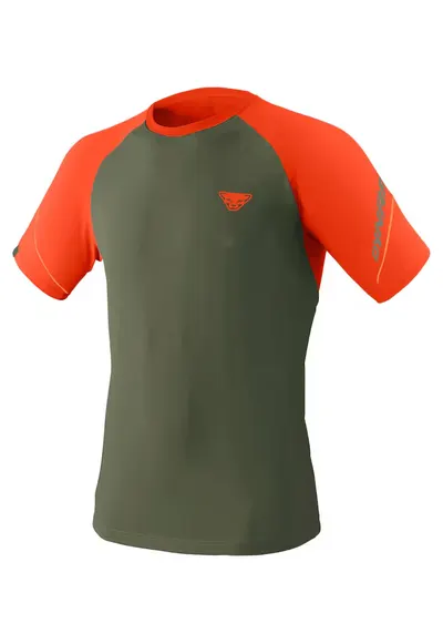 Tricou alergare barbati Alpine Pro - Portocaliu/Kaki