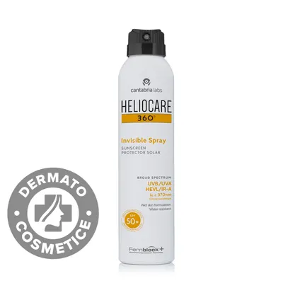 Spray pentru corp cu protectie solara SPF 50+ Heliocare 360°, 200ml, Cantabria Labs