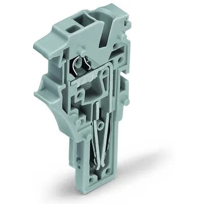 End module for 1-conductor female connector; 2.5 mm²; 1-pole; 2,50 mm²; gray