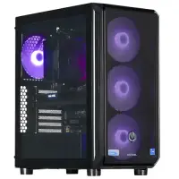 Calculator Sistem PC Gaming Actina KOMACNGIP0175 Midi Tower Powered by Endorfy, Procesor AMD Ryzen™ 5 8400F, 6 cores, 4.2GHz up to 4.7GHz, 16MB, 32GB DDR5, 1TB SSD, Intel Arc B580 12GB GDDR6, Wi-Fi, Bluetooth, No OS (Negru)