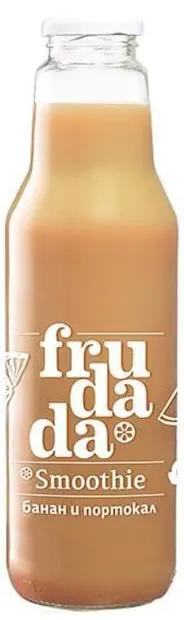 Smoothie, banană și portocală, 750 ml, Frudada
