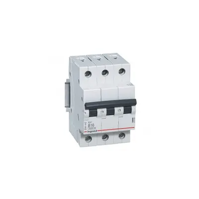 Siguranta automata MCB RX³ 6000 - 3P 400 V~ - 16 A - B curba - alimentare tip furca