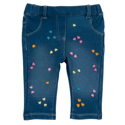 Pantaloni copii Chicco din denim stretch, Albastru, 55928-66MFCO