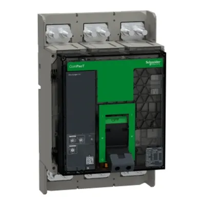 Intreruptor automat, ComPacT NS630bN, 50kA la 415VAC, 3P, fix, cu operare manuala, echipat cu unitate de declansare MicroLogic 2.0, 630A
