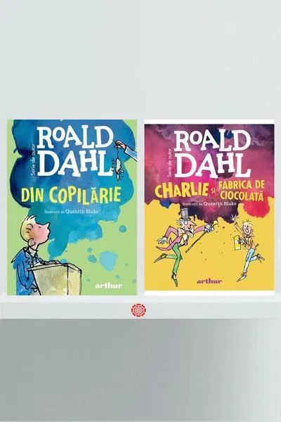 Pachet Charlie şi fabrica de ciocolată și Din copilărie - Hardcover