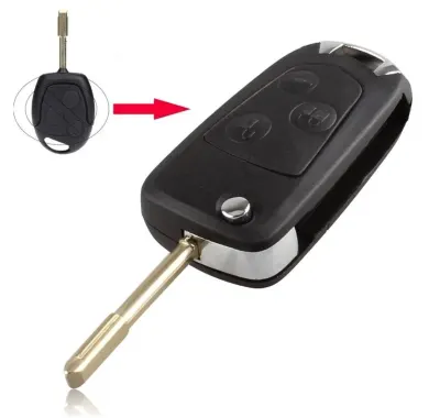 Carcasa cheie tip briceag Techstar pentru Ford – compatibila cu lamela FO21, transformare cheie clasica in flip