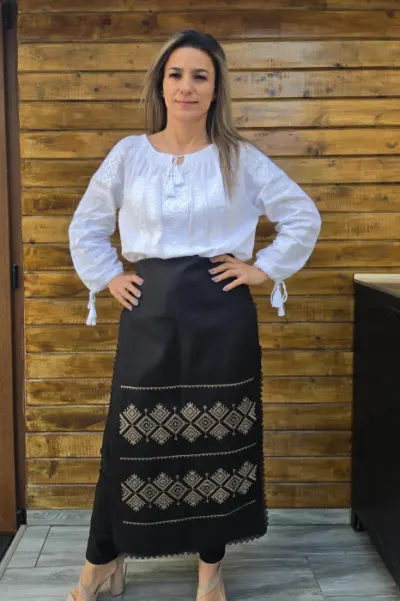 Fote brodate cu model traditional Olguta
