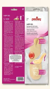 Suport din gel cu microfibră pentru pantofi cu toc Pedag Lady Gel Art 182, mărimea M