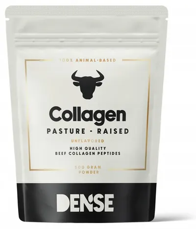 Colagen de vită din animale crescute la pășune, neîndulcit, 500 g, Dense