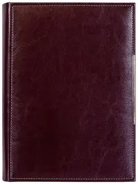 Caiet-agenda din piele Lemax Novaskin - Bordo, A5 Standart