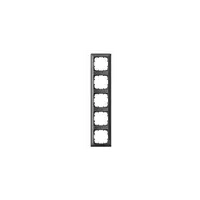 Placa ornament 5 module Carbon metalic Siemens Delta