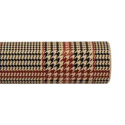 Hârtie ambalat cadouri tartan dungulițe roșii