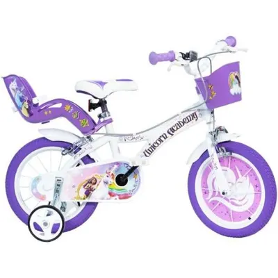 Bicicleta copii Dino Bikes 14 Unicorn Academy
