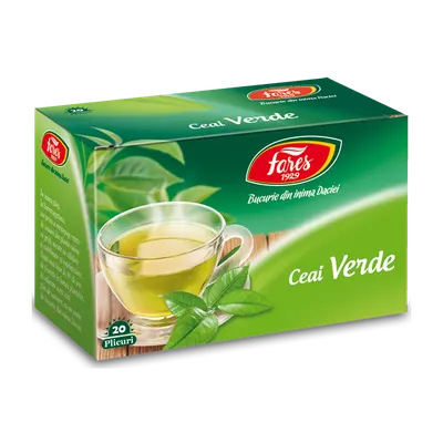 Ceai Verde, 20 plicuri, Fares