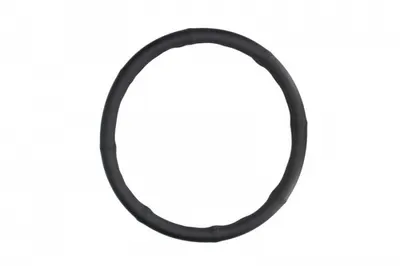 Husa volan, piele, diametru: 49-51cm, negru