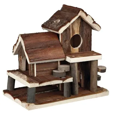 Trixie Casuta Lemn Natural Rozatoare 25X24X16 cm