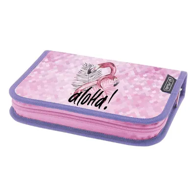 Penar neechipat, 13.5x19.5x3 cm, motiv Pink Flamingo, Herlitz
