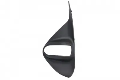 Elemente bara fata stanga (cu gauri pentru lumini de zi, plastic, negru) potrivit TOYOTA PRIUS + ZVW40, PRIUS IV XW50, PRIUS PLUG-IN HYBRID ZVW50 02.16