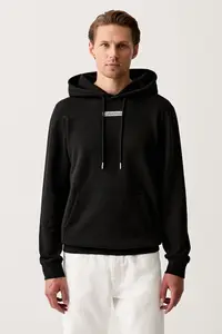 Calvin Klein hanorac cu glugă pentru bărbați din bumbac
