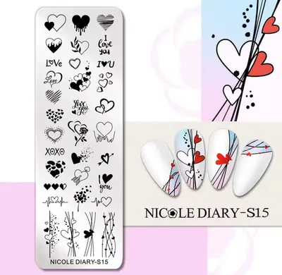 Matrita metalica stampila Nicole Diary S15