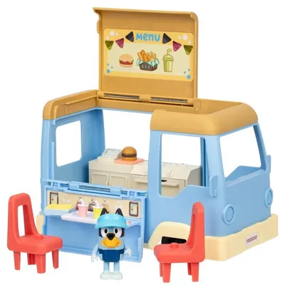 Set de joacă Moose Bluey - Camion de mâncare, cu figurina