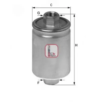 Filtru combustibil SOFIMA S 1741 B