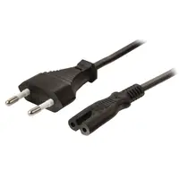 Cablu Alimentare Casetofon Negru 1.5m Well