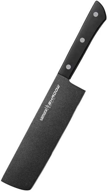 Cuțit pentru legume Samura - Shadow Nakiri, 17 cm, acoperire neaderentă