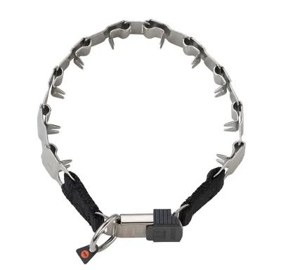 Zgarda Neck-Tech Sport Hermann Sprenger pentru dresaj, din otel inoxidabil cu catarama rapida - 60 cm