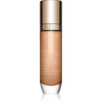 Clarins Skin Illusion Hydrating Foundation fond de ten cu acoperire ridicată culoare 107C 30 ml