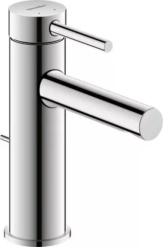 Baterie lavoar Duravit Circle CE1020001010, marime M, cartus ceramic, monocomanda, 176 mm, ventil, Crom lucios