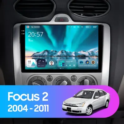 Navigatie Auto Teyes CC4 Ford Focus 2 2005-2010 6+64GB 9.5" QLED Octa-core 2.7Ghz, Android 4G Bluetooth 5.1 DSP