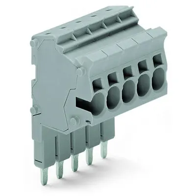 Modular TOPJOB®S connector; modular; for jumper contact slot; 5-pole; 4,00 mm²; gray