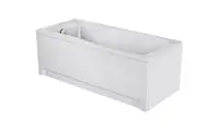 Cada baie incastrata, acril, dreptunghiulara, 160x70x40 cm, alba, Cersanit Profea