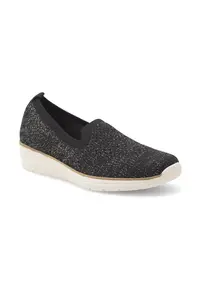 Pantofi sport dama - 4351 - Textil - Negru