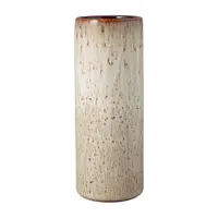 Vaza cilindrica LAVE HOME, 7,6x7,6x20 cm, bej